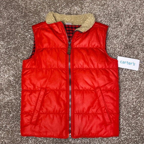 Carters Red puffer vest - Picture 2 of 5